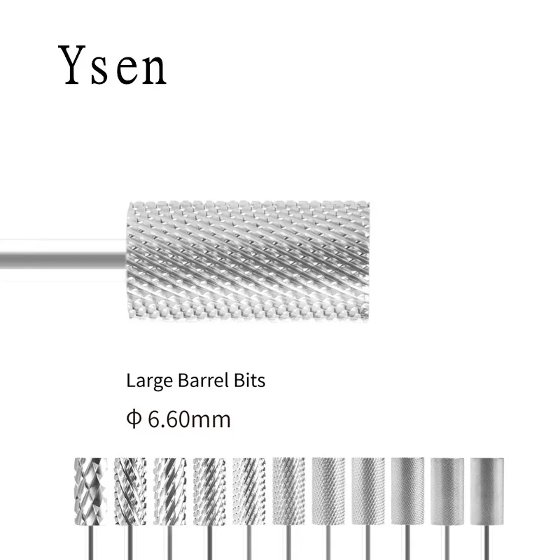 Foret professionnel en acier au tungstène pour enlever les ongles, haute dureté, pas chaud, cylindrique, outil de meulage exfoliant, de haute qualité