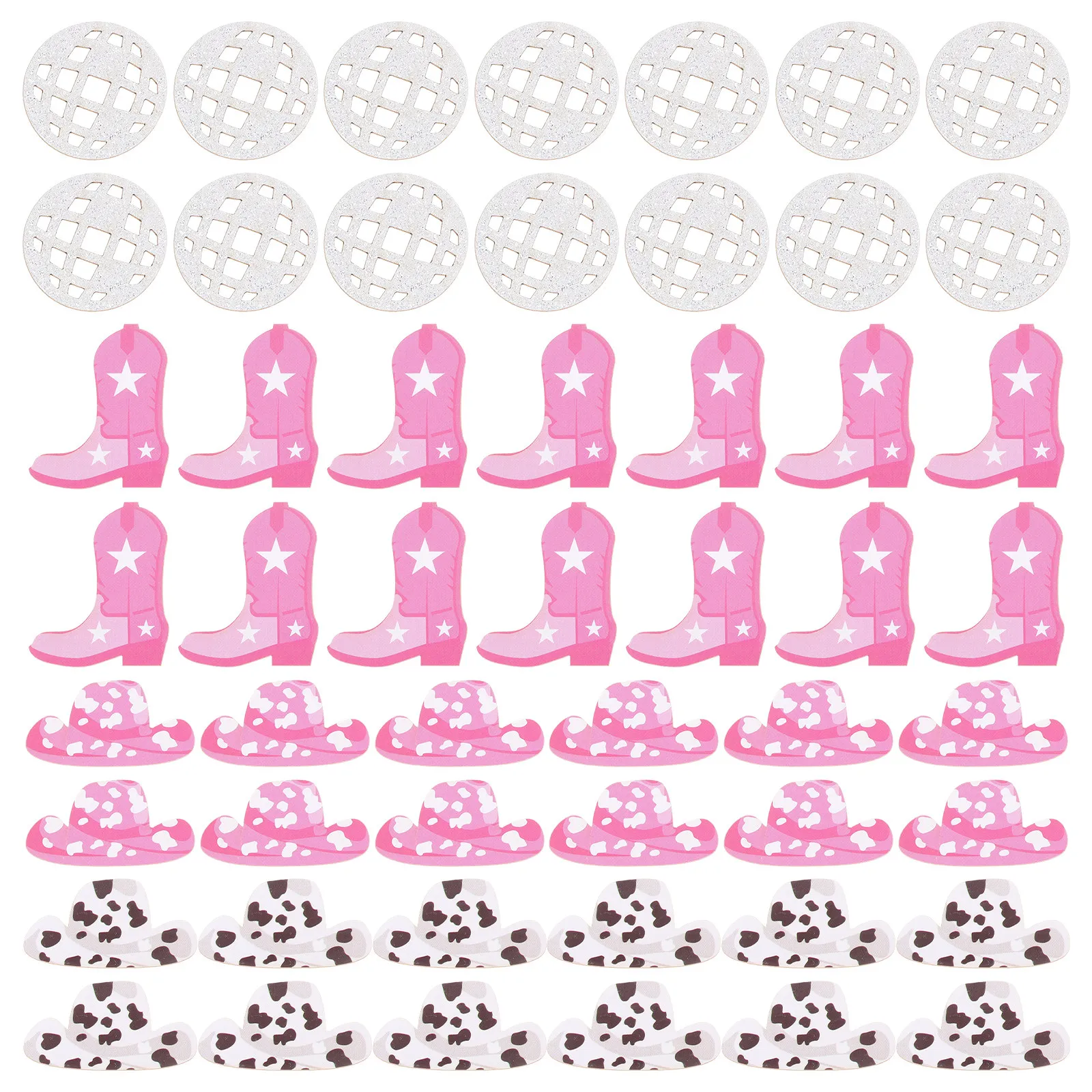 100 pièces de confettis décoratifs en papier, découpes scintillantes effet disco, accessoires de fête réfléchissants et éblouissants pour célébrations thématiques et danses