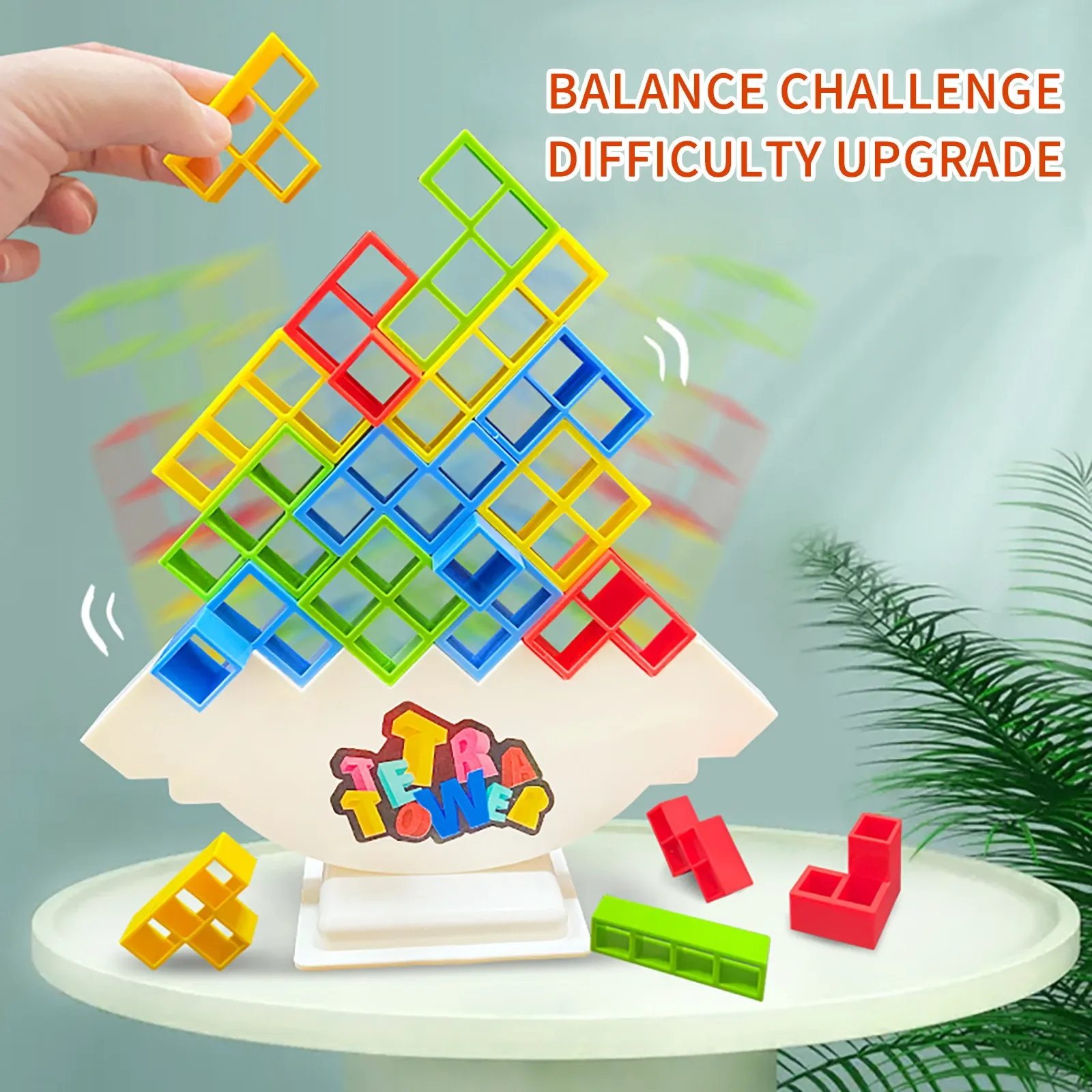 4 modele Puzzle 3D Tetris Balance Blocks Gry planszowe Zabawka Montessori Edukacyjne układanie Wysokie klocki do budowy dla dzieci