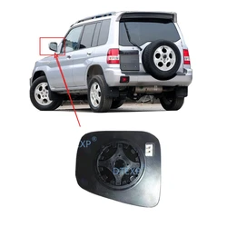 1 Piece LHD Side Mirror For Pajero Mini Rear Parking Glass With Holder For Montero Pinin For Shogun IO Heat Or Not
