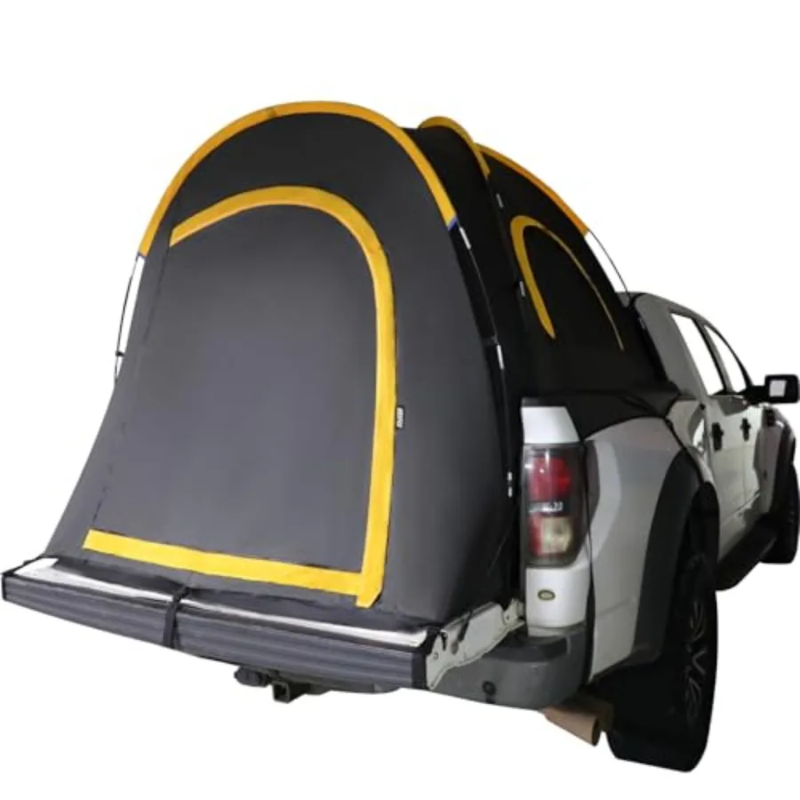 

Pickup Truck Blackout Tent Portable Truck Bed Tent for Camping Waterproof PU2000mm Double Layer for 2 Person Compact and Full S