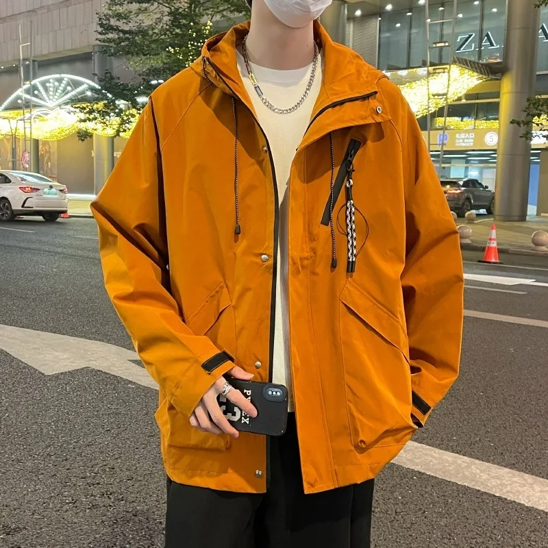 

Уличный ветрозащитный водонепроницаемый мужской и женский свободный дэт для альпинизма с несколькими кетами, весенне-осенний повседневный...