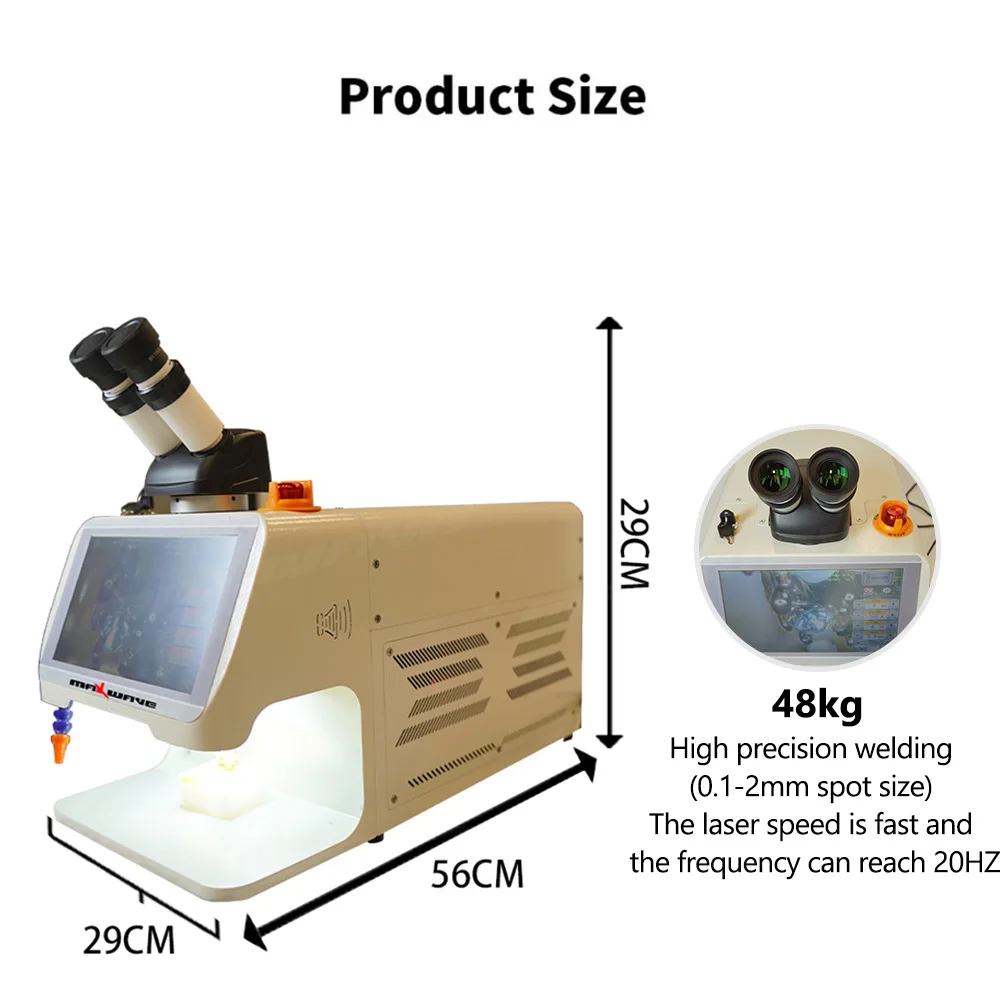 Jewelry Laser Welding Machine YAG Spot 160J MINI Laser Solder Microscope CCD Monitor For Gold Silver Dental Titanium Nickel