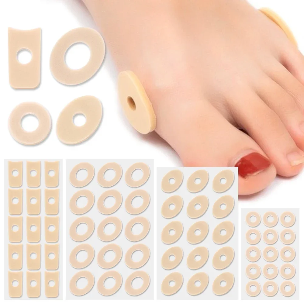 10-1 fogli Anti-usura Vesciche per piedi Cuscini per calli Scarpe Tallone Pad Patch Schiuma Rimozione Piede Mais Borsite Protezioni Piedi Strumenti per la cura