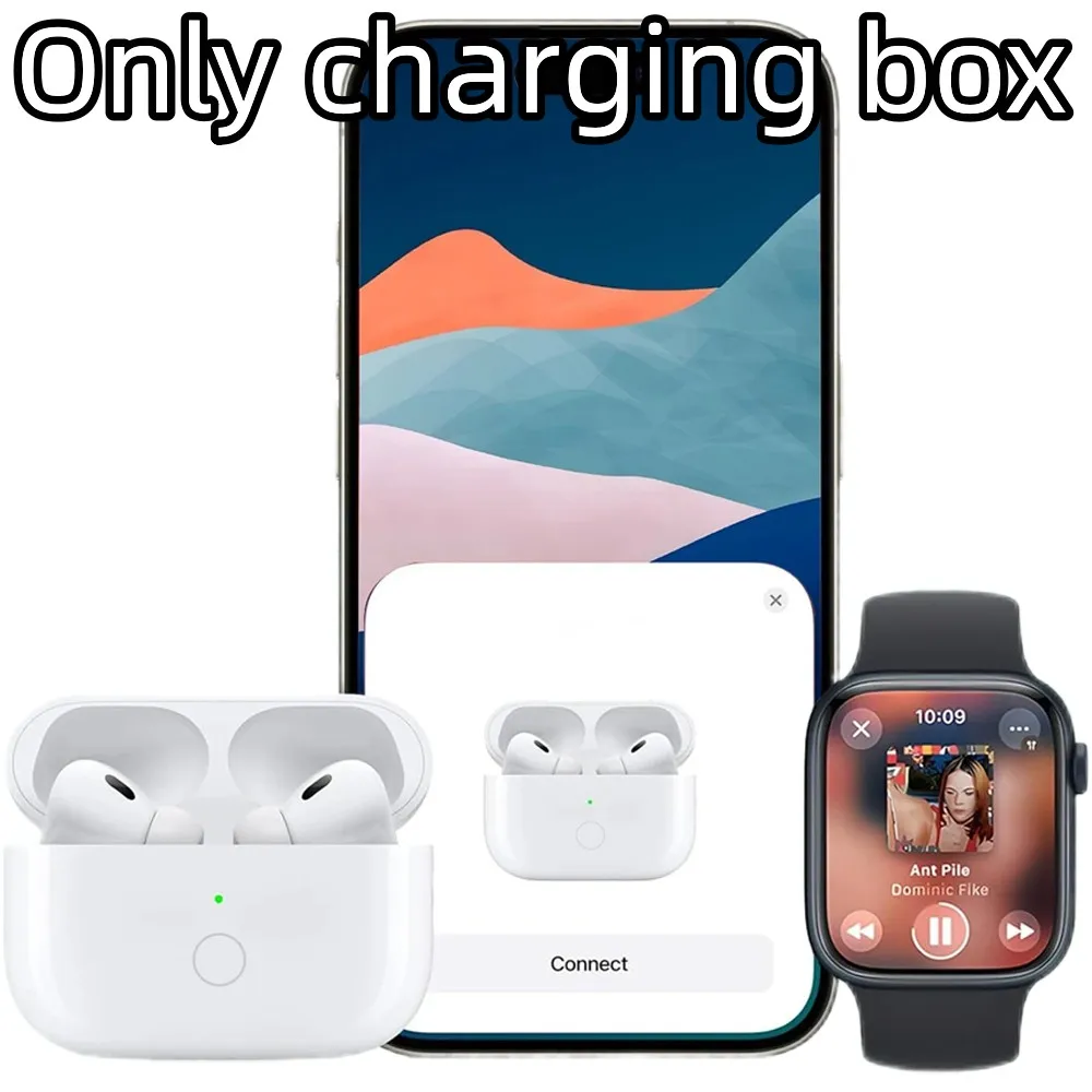 

Wireless Charging Case Replacement for original Airpods Pro 1 2 Charger box 680mAh Battery for AirPod 1 / 2 3 4 Generation Pro2