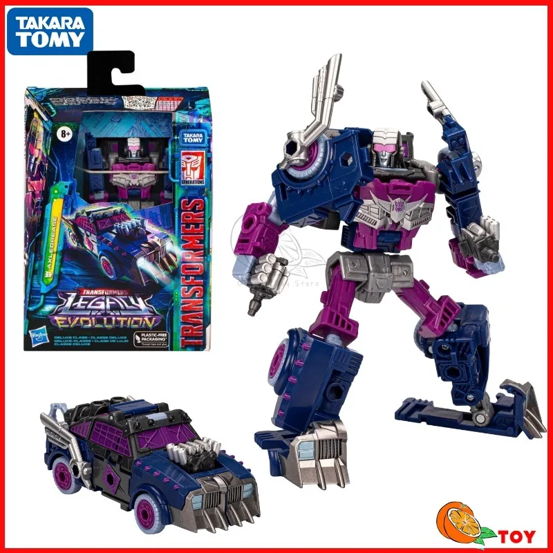 In stock Takara Tomy Transformers toys Legacy Evolution Axlegrease Model Robot Collection Action Figures Toys Gifts Hobbies