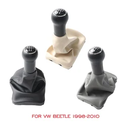 5 Speed Car Styling Gear Shift Knob Pen Gaiter Boot Case Leather Lever Dust Anti-dust Cover For VW Volkswagen Beetle 1998-2010