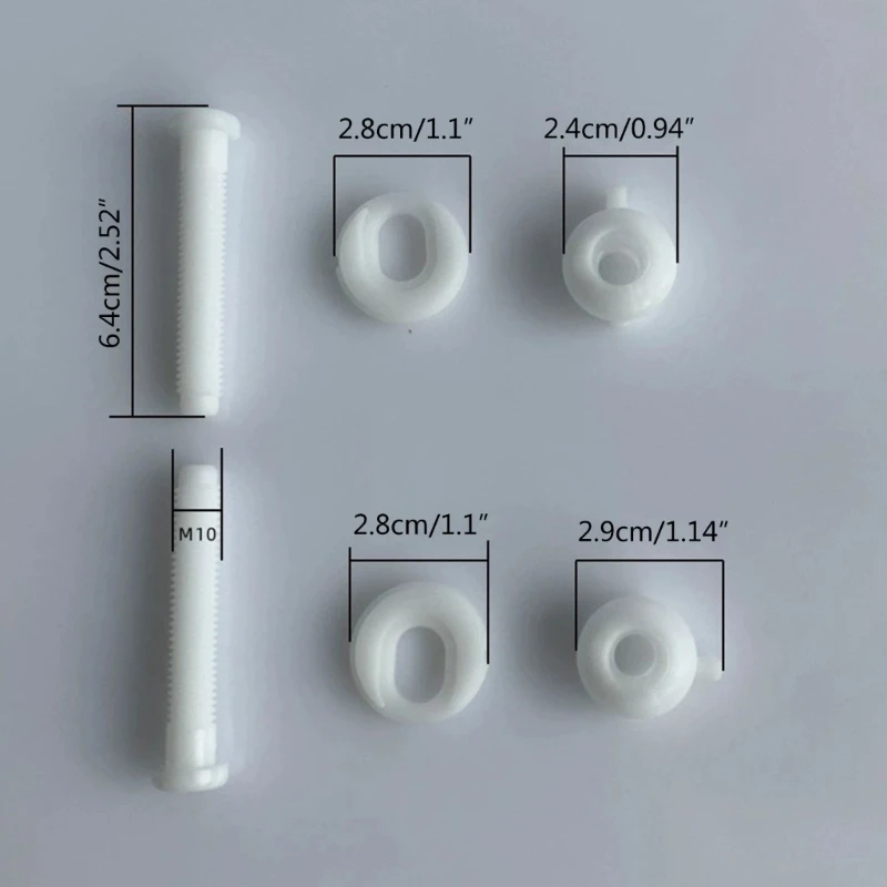 Betrouwbare montageoplossing voor toiletdeksel Toiletbevestigingen Bouten Universele toiletbouten voor thuishotel en openbare