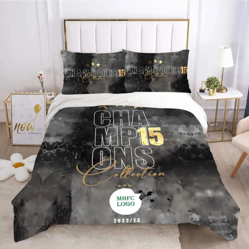 

3PCS Single-sided Champions Printed Comforter Bedding Sets Comfortable Bedspreads Comforter Duvet King Bedding Set Birthday Gift