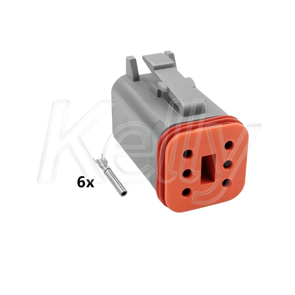 6P AC Montage Auto-Lauflicht-Kabelstecker Auto-Gaspedal Wasserdichte Buchse mit Anschlussklemme DT06-6S DT04-6P – Detail 4