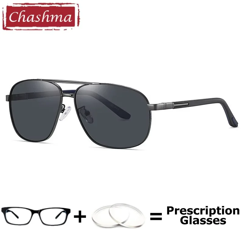 

Chashma Gafas Men Myopia Polarized Glasses Prescription Ultra Thin Design Driving UV 400 Protection Sunglasses