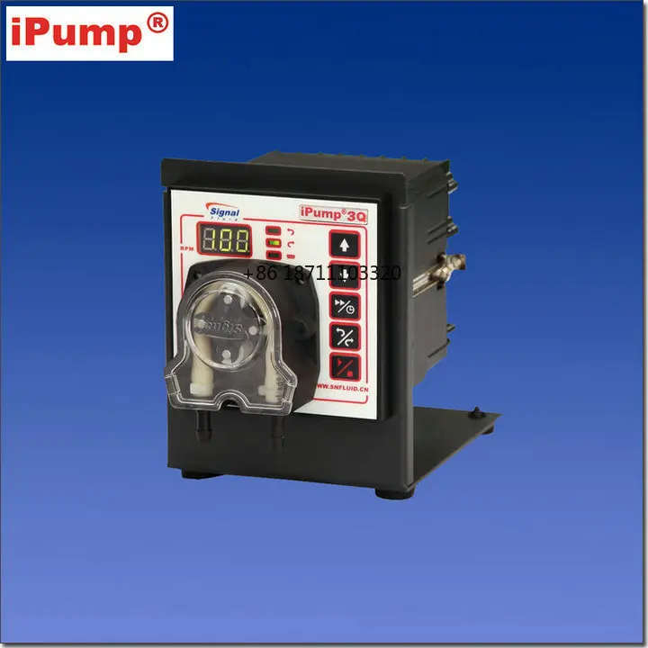 4-20mA out control black color low flow rate  peristaltic pump