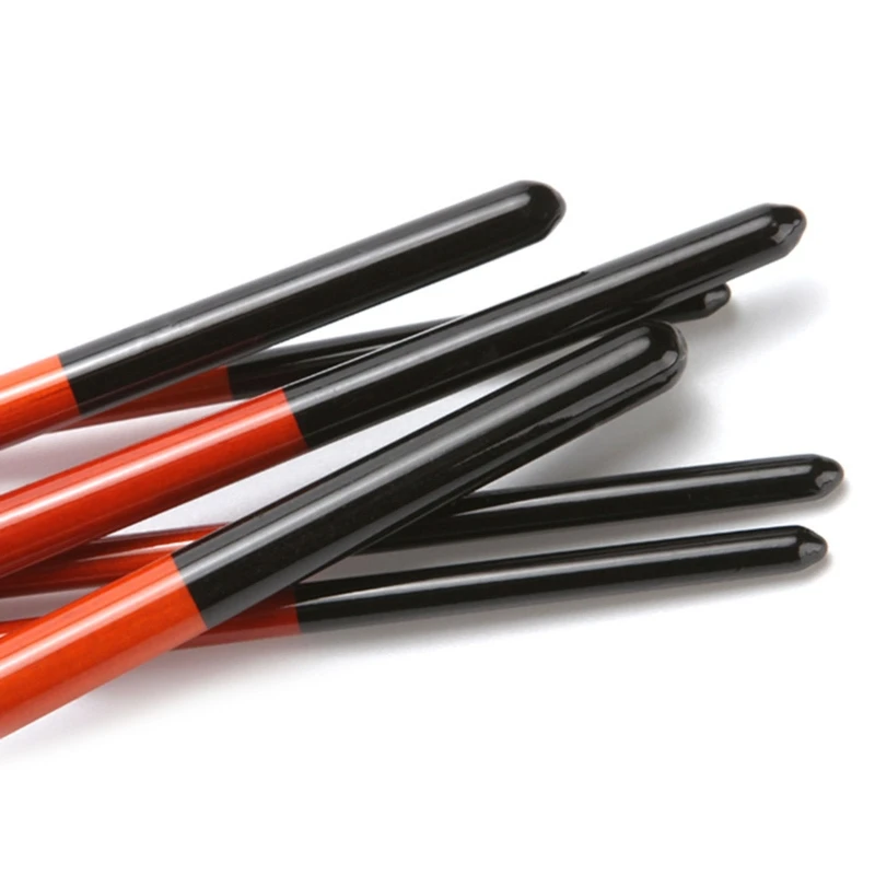 6 pçs conjunto de escova de pintura acrílica cabelo de náilon pincéis aquarela artista plana kit pintura angular profissional