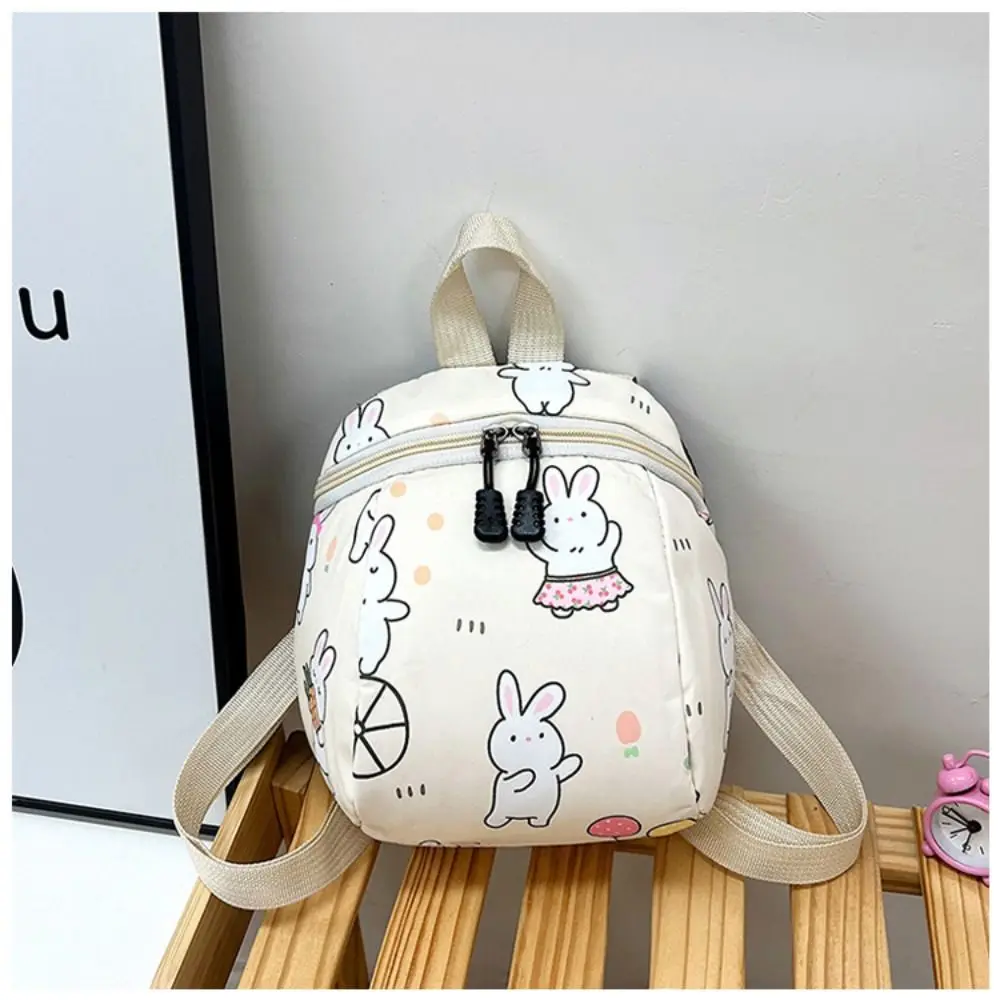Rabbit Pattern Bucket Bag The New Multicolor Nylon Fabric Backpack Cartoon Animation Children's Bag Kid's
