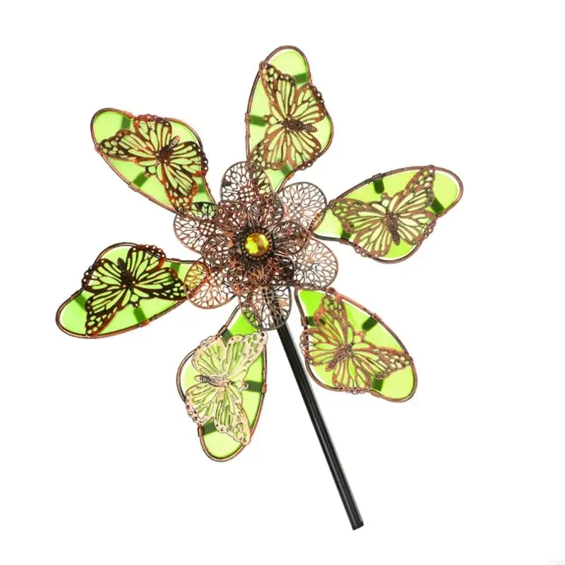 

Металлический ветровой счетчик, скульптура, украшения для наружного сада, двора, украшение, подарок на день рождения, простая на