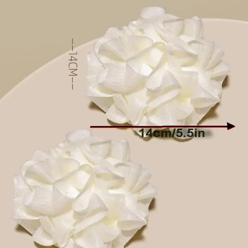 비누 부드러운 엑스 폴리 에이 팅 메쉬 샤워 스폰지 스킨 케어 목욕 도구에 대한 Drawstring 클로저가있는 2-In-1 목욕 공 수건 수세미