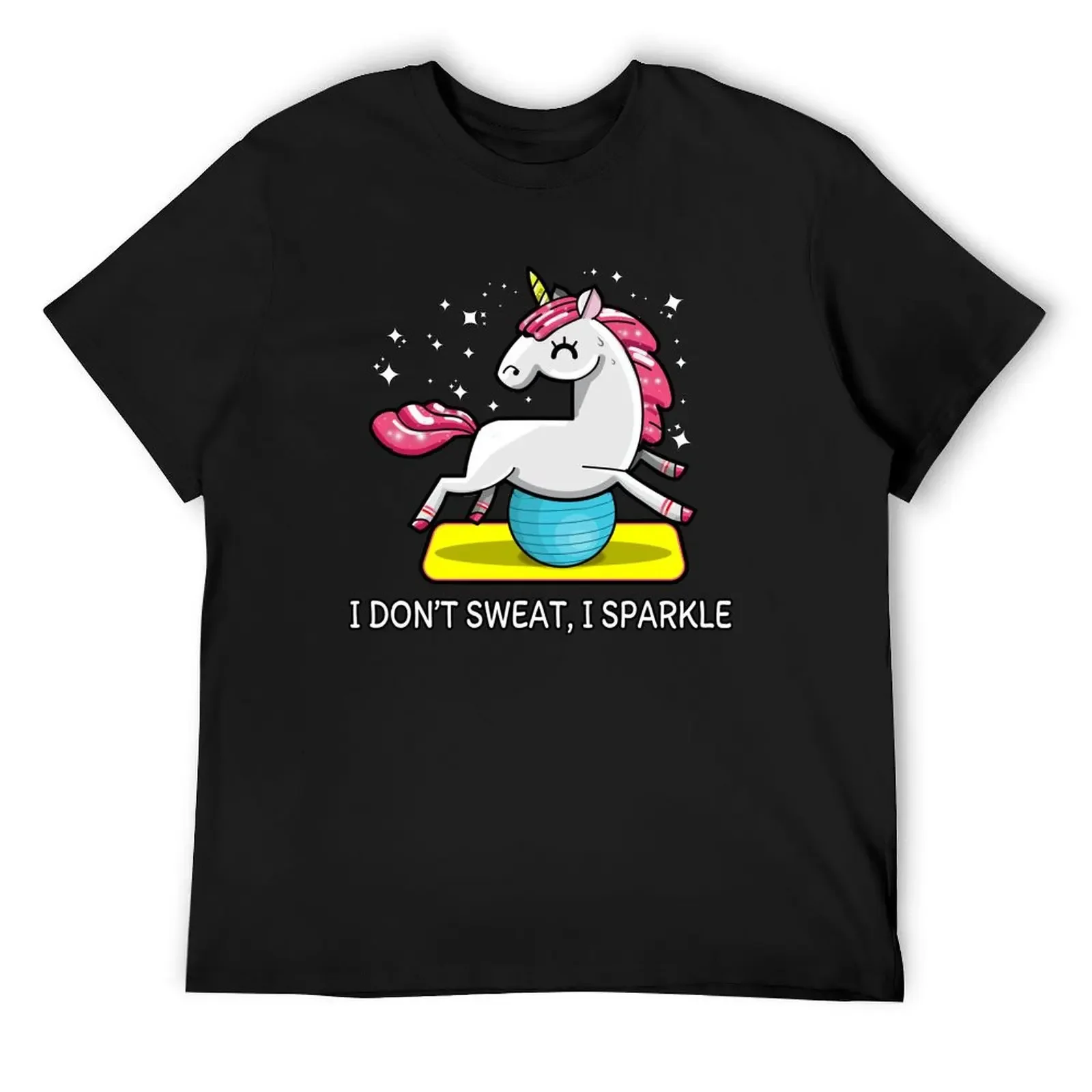 

I Do not Sweat I Sparkle - Unicorn Fitness Training T-Shirt essential t shirt for a boy blacks man clothes compression shirt men