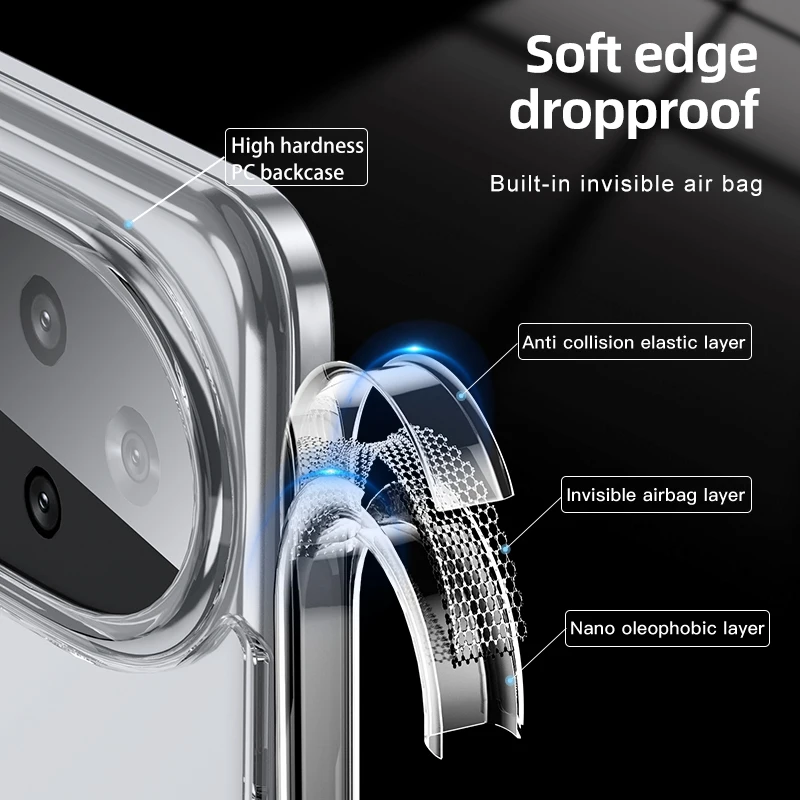 Airbags Shockproof Magnetic Wireless Charging Case Shell For Honor 200 100 90 80 Pro 80 SE Rugged Protection Armor Cover