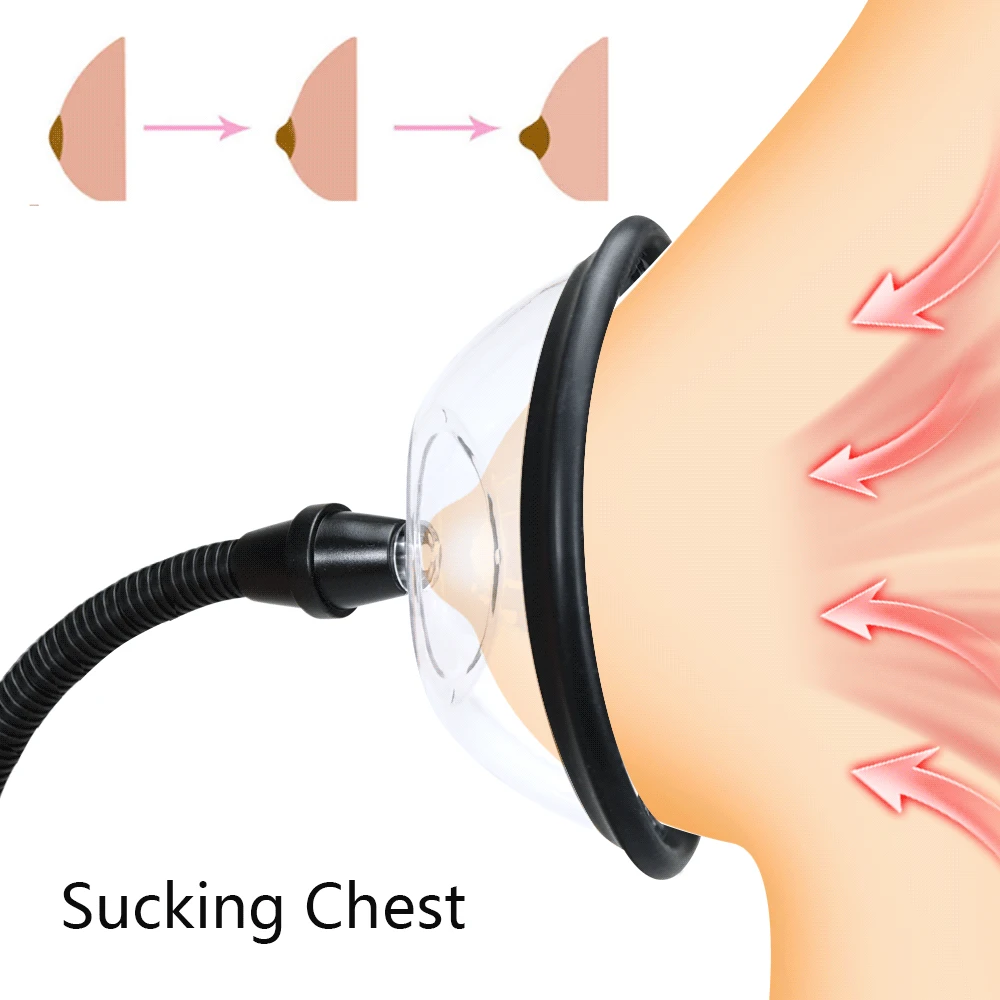 Bomba de succión de clítoris para mujeres, Juguetes sexuales con bomba de vacío Manual, productos sexuales para adultos, estimulador de Vagina,