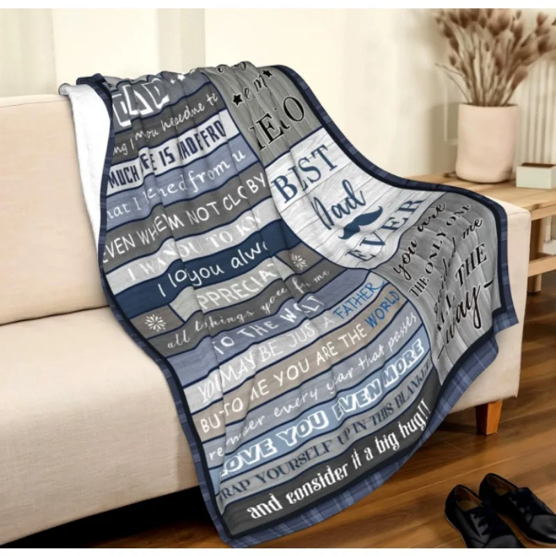 هدايا عيد الأب، بطانيات الأب من البنات والأبناء، هدايا عيد الميلاد للأب والأجداد، أفضل أفكار هدايا الأب #4