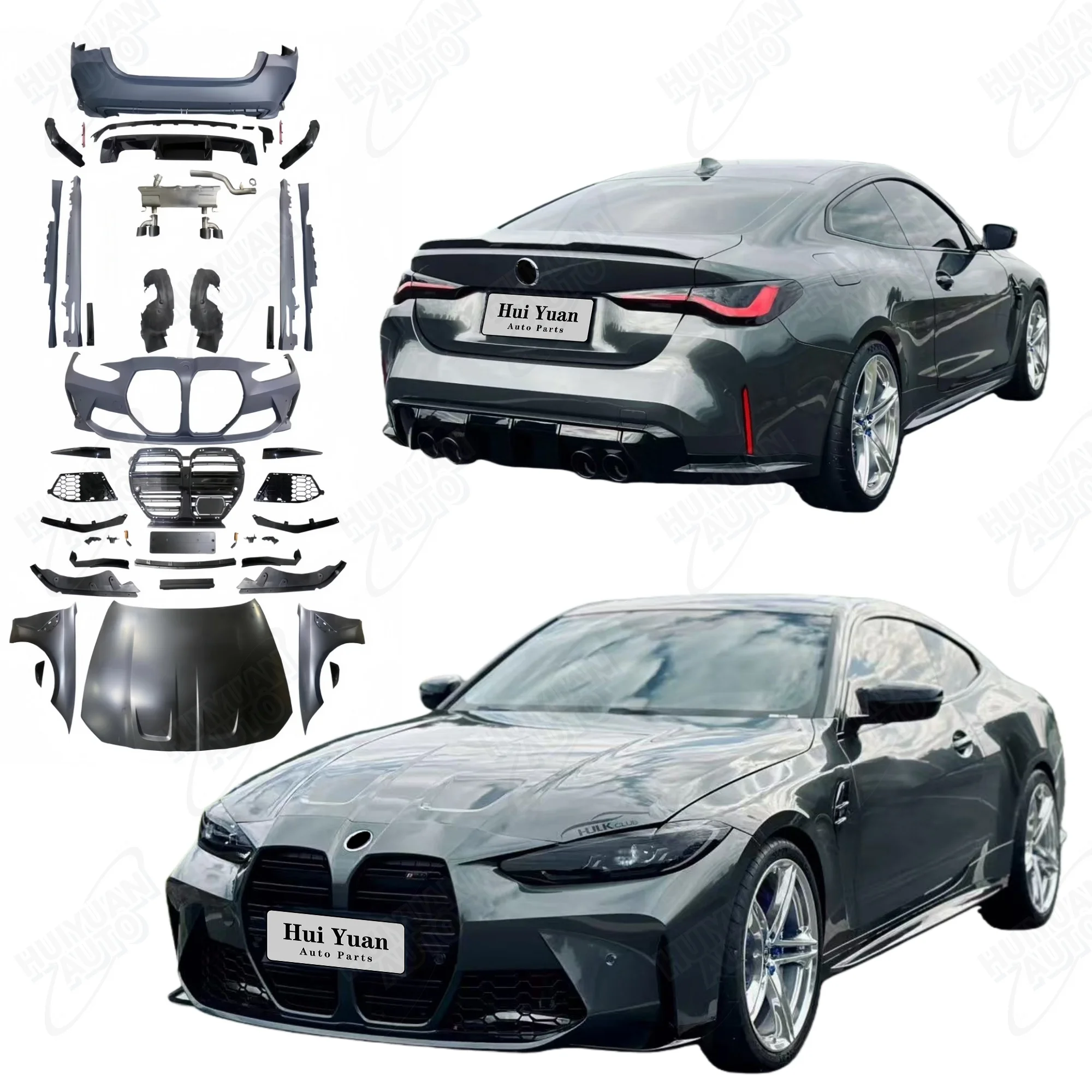 

Durable High Quality Auto Parts Bodykit for 4-Series G22 G23 2020-2025 Facelift to 2025 G82 M4 Style Decoration Front Bumper