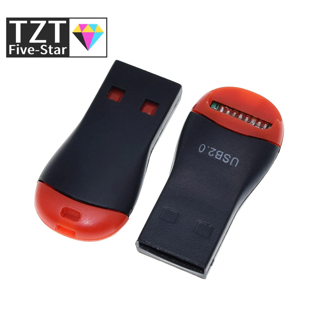 TZT 1/3/5PCS USB 2.0 Micro SD SDHC TF lecteur de carte mémoire Flash Mini adaptateur pour ordinateur portable
