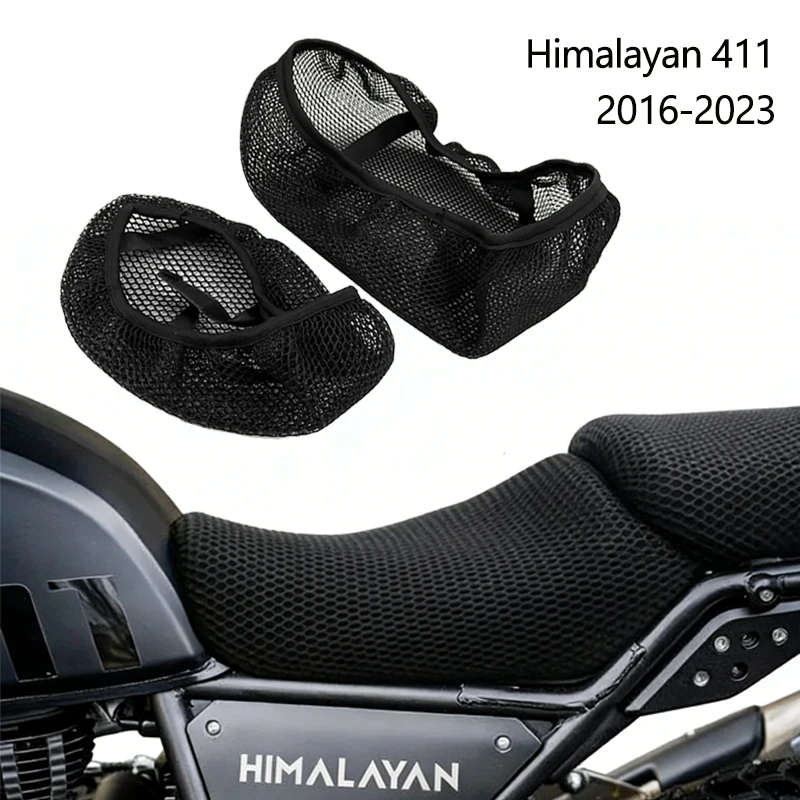 

Motorcycle Seat Cover Breathable 3D Honeycomb Mesh Cushion For Royal Enfield Himalayan-411 2016-2023 Net Seat Cover