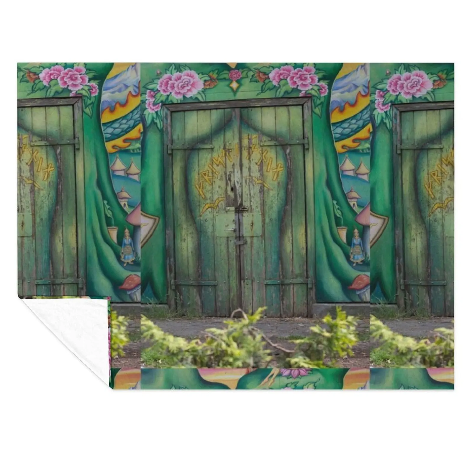 Одеяло Green Door, Копенгаген, Кристиания Многоцелевое покрывало Мягкие большие теплые одеяла