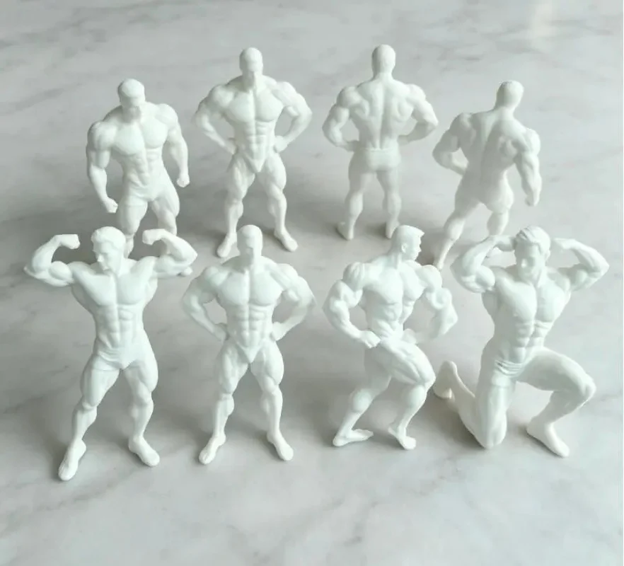 Bodybuilding Athlete Muscle Figurines, Gym And Enthusiast Desk Decorations, Small Ornaments