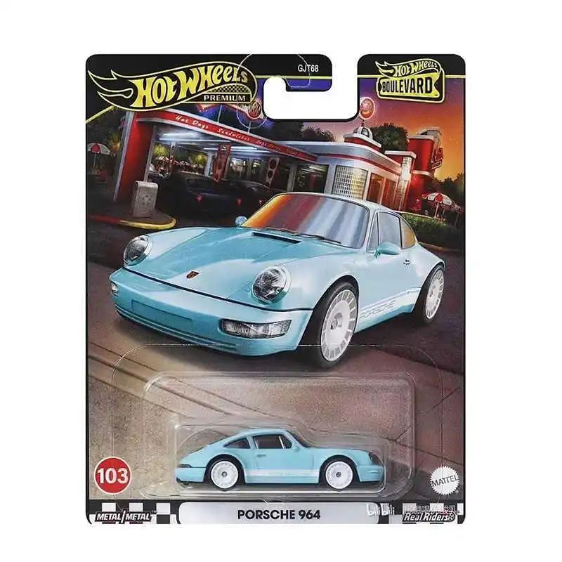 

GJT68-103-HRT73 HOT WHEELS 1:64 RWB коллекция 964, литой Сплав, модель автомобиля, декоративный подарок