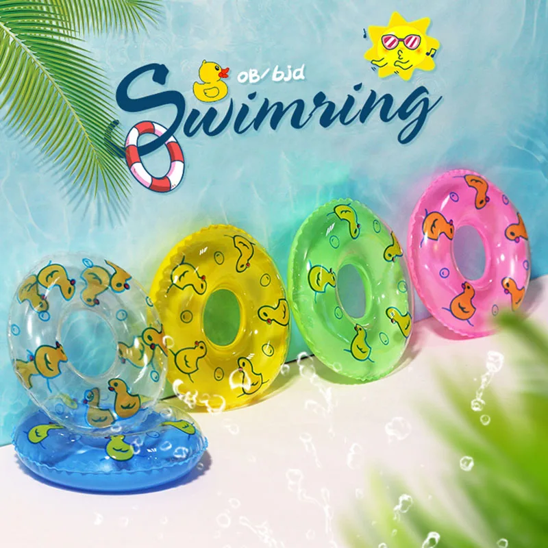 Non-inflatable Mini Swimming Ring Children's Swimming Bath Toys New Do Not Water Soft Glue Pattern Baby Educational Floating Toy