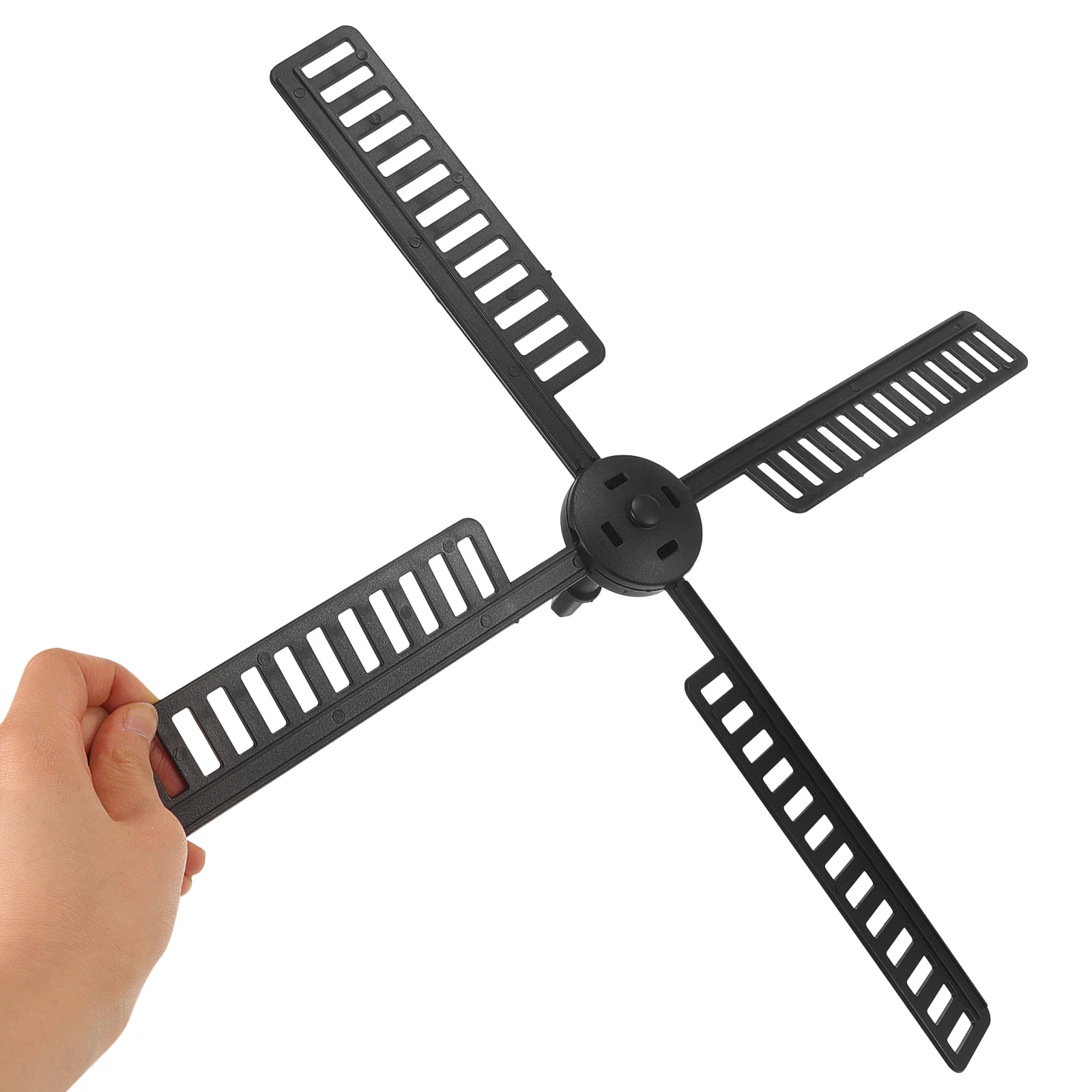 

1Set Solar Powered Windmill Lighthouse Part Rotating Garden Decorative Plastic Windmill Accessories for Outdoor Use