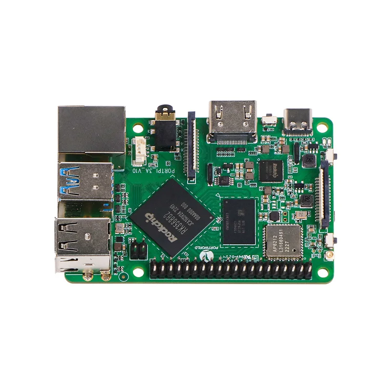 PortPi A3 Rockchip 3568 Development Board 4GB/8GB DDR RAM Single Channel Motherboard Python Programming AI Kit New