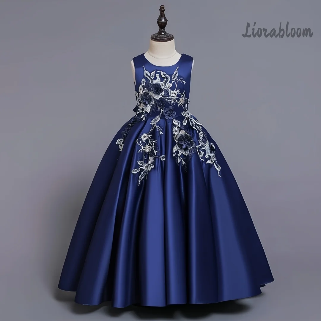 Multicolor Formal Evening Gowns For Girls Long Flower Girl Dresses Exquisite Formal Wear Everyday Dresses