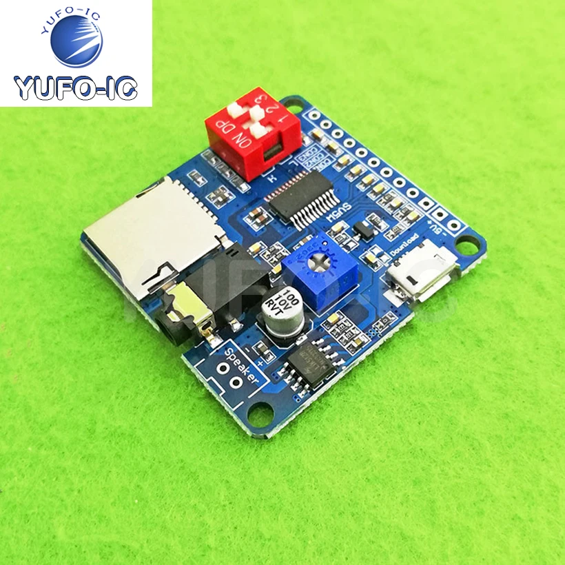 Free Ship 3pcs DY-SV5W Voice Playback Module Voice Module MP3 Player Trigger Playback Serial Port Control Playback