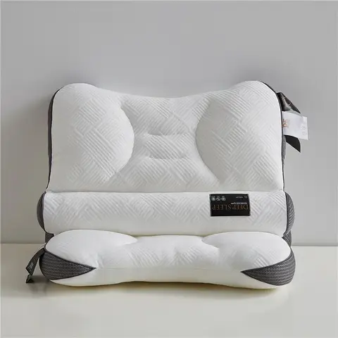 기술 윤곽 메모리 폼 자궁 경부 베개 측면 뒤 위 슬리퍼를 위한 PE 파이프가 있는 인체 공학적 정형외과 목 통증 베개 Best5