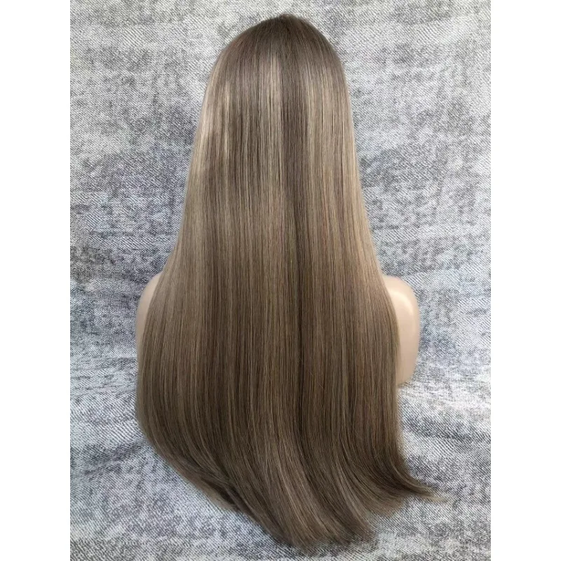 غطاء شعر مستعار نسائي حقيقي على الموضة غطاء شعر لين قبعة S