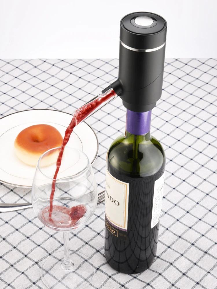 Интеллектуальный электрический диспенсер для вина, диспенсер для мгновенного вина красного вина, ‌ Герметичный многофункциональный дозатор лозы для хранения ликера