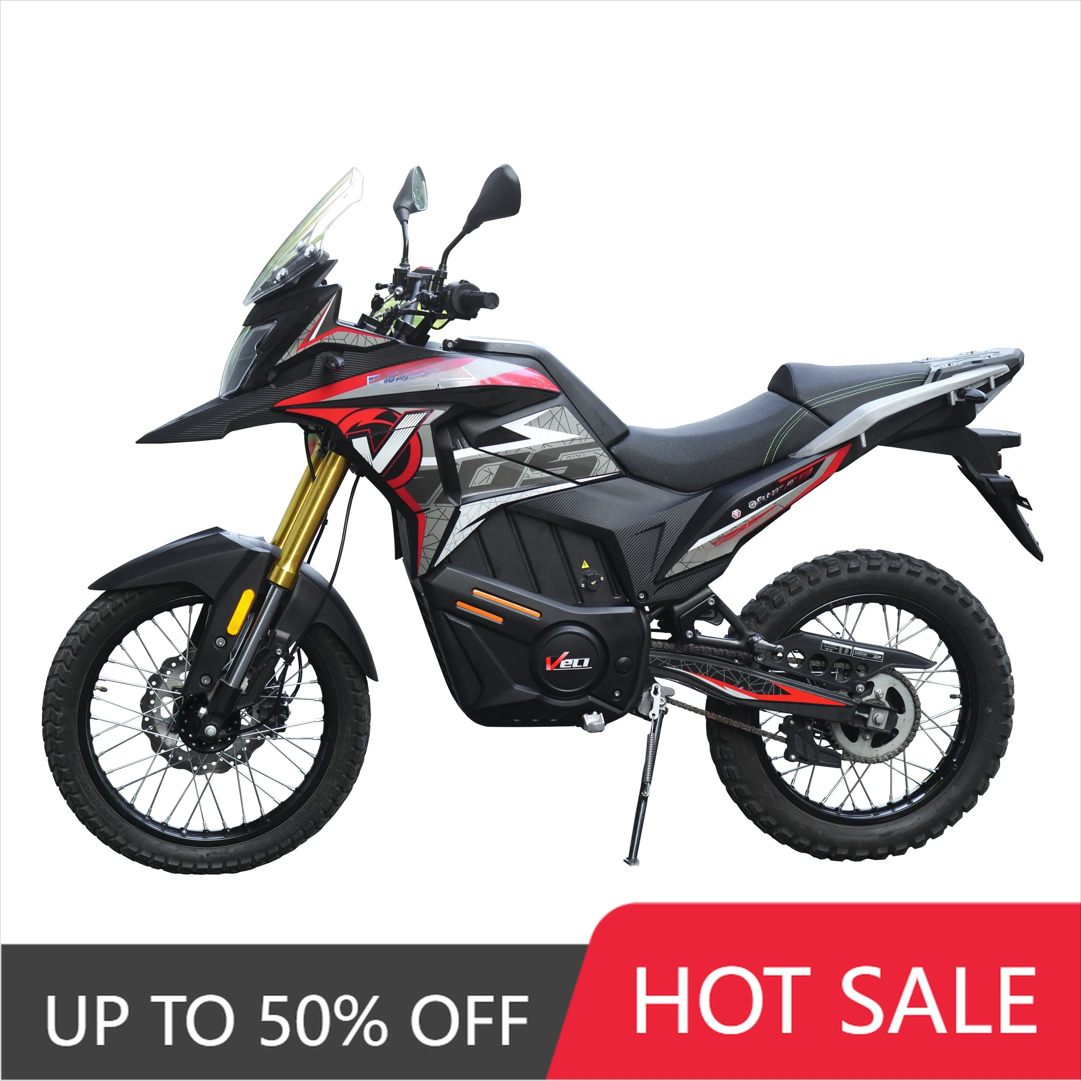 QQA Velimotor Top 12kw/18kw EEC/COC Removable Battery Enduro Electric ADV Adult Motorcycle VMX10S Speed 120km/h