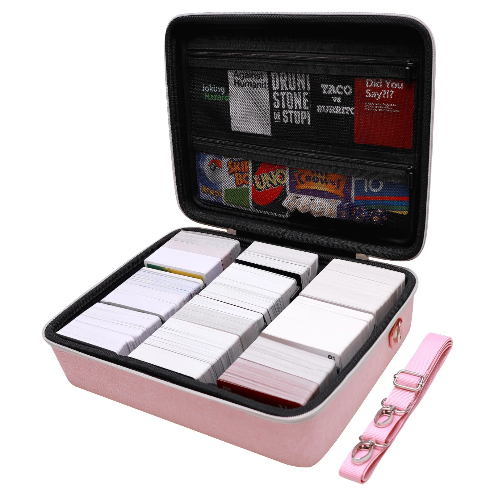 

Чехол LTGEM Card Box для Taco Cat Goat Cheese Pizza, SKYJO, UNO и других игровых карт, сумка для хранения аксессуаров для игровых карт