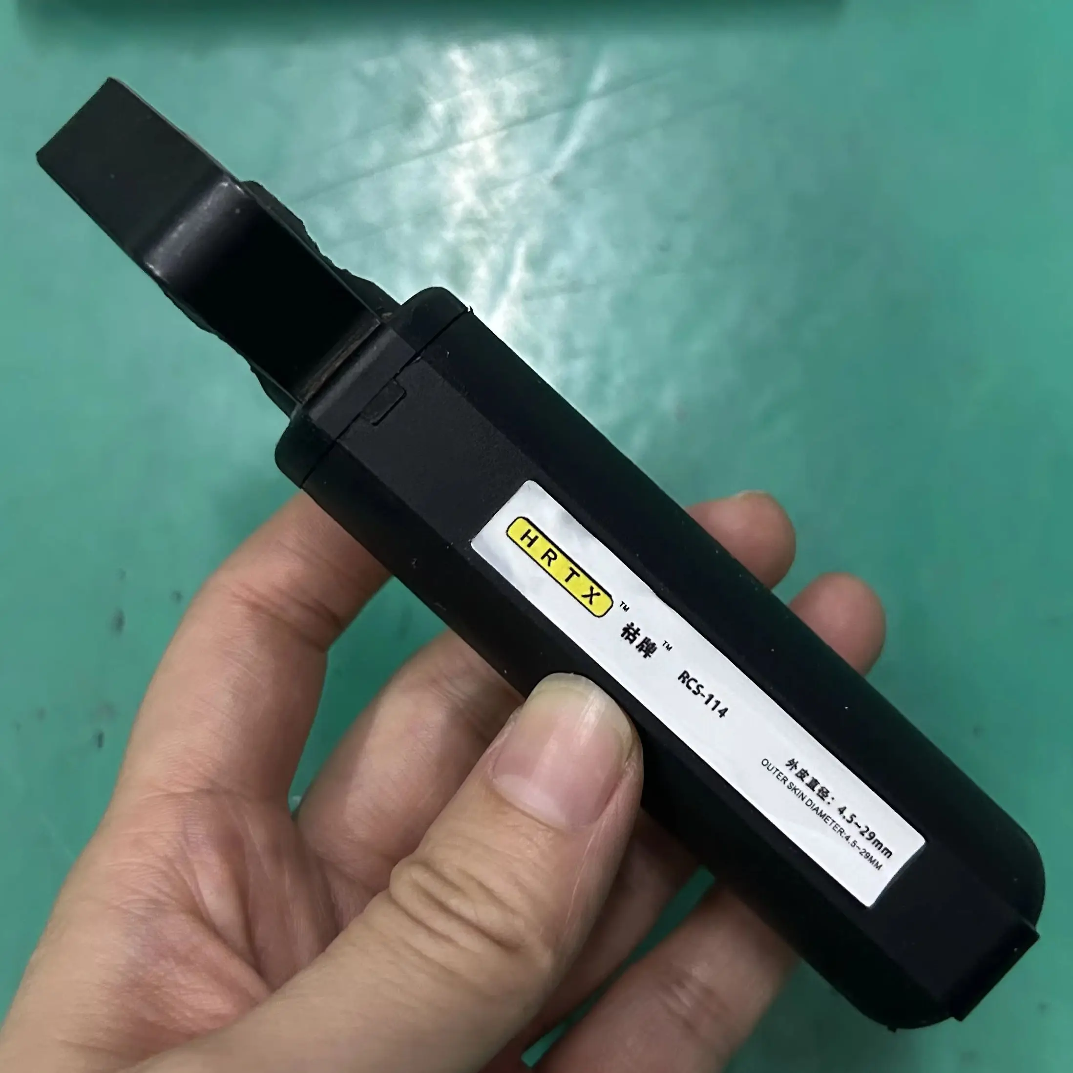 RCS-114 4.5-29mm Optical Fiber Cable Slitter Round Wire Jacket Stripper FTTH Stripping Tool