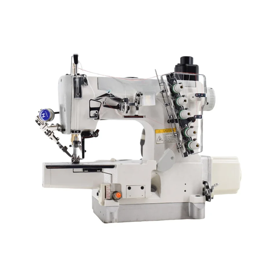 Automatic High-speed Cylinder-bed Interlock Industrial Sewing Machine  Apparel Machinery for Underwear with Auto Thread Cutting