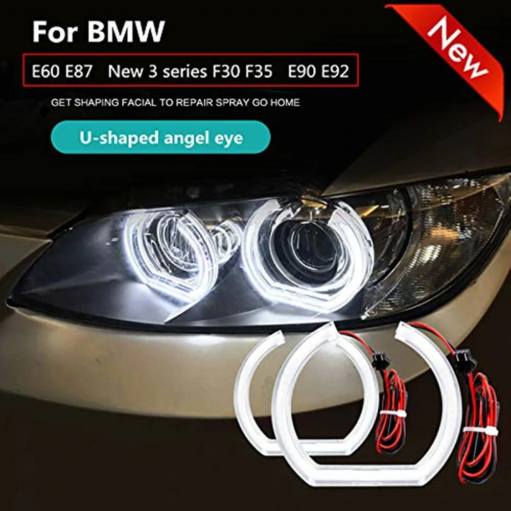 

Новые кристальные кольца для фар Angel Eye для BMW 3 серии E90 E92 F30 F35 E60 E87 M3 M4