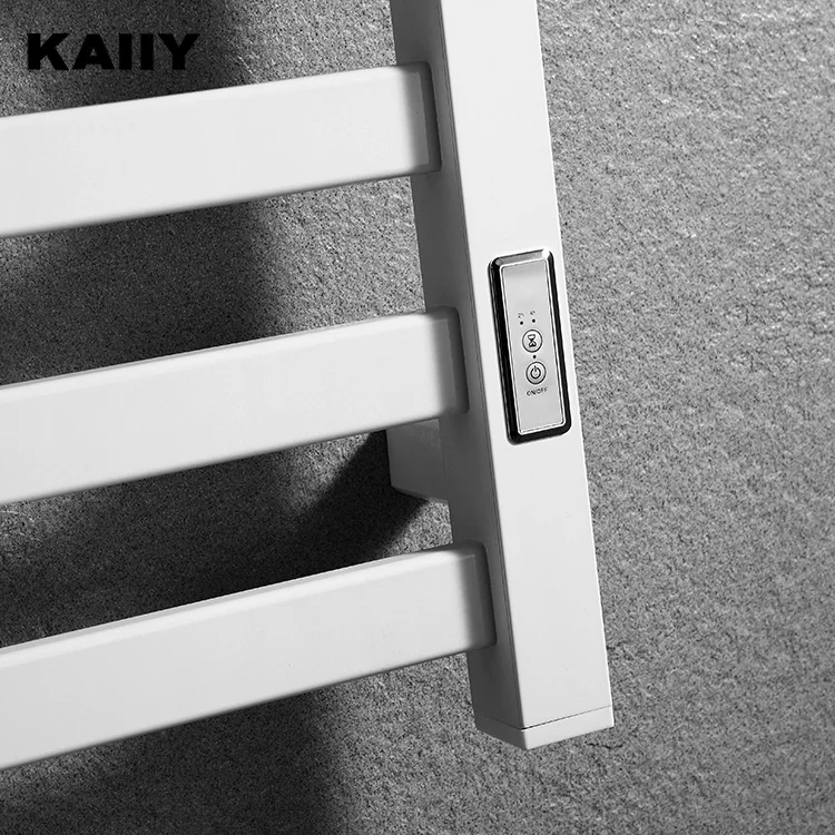 KAIIY Rak Handuk Berpemanas Penghangat Handuk Radiator Aluminium Elektrik Batang Handuk Berpemanas Listrik