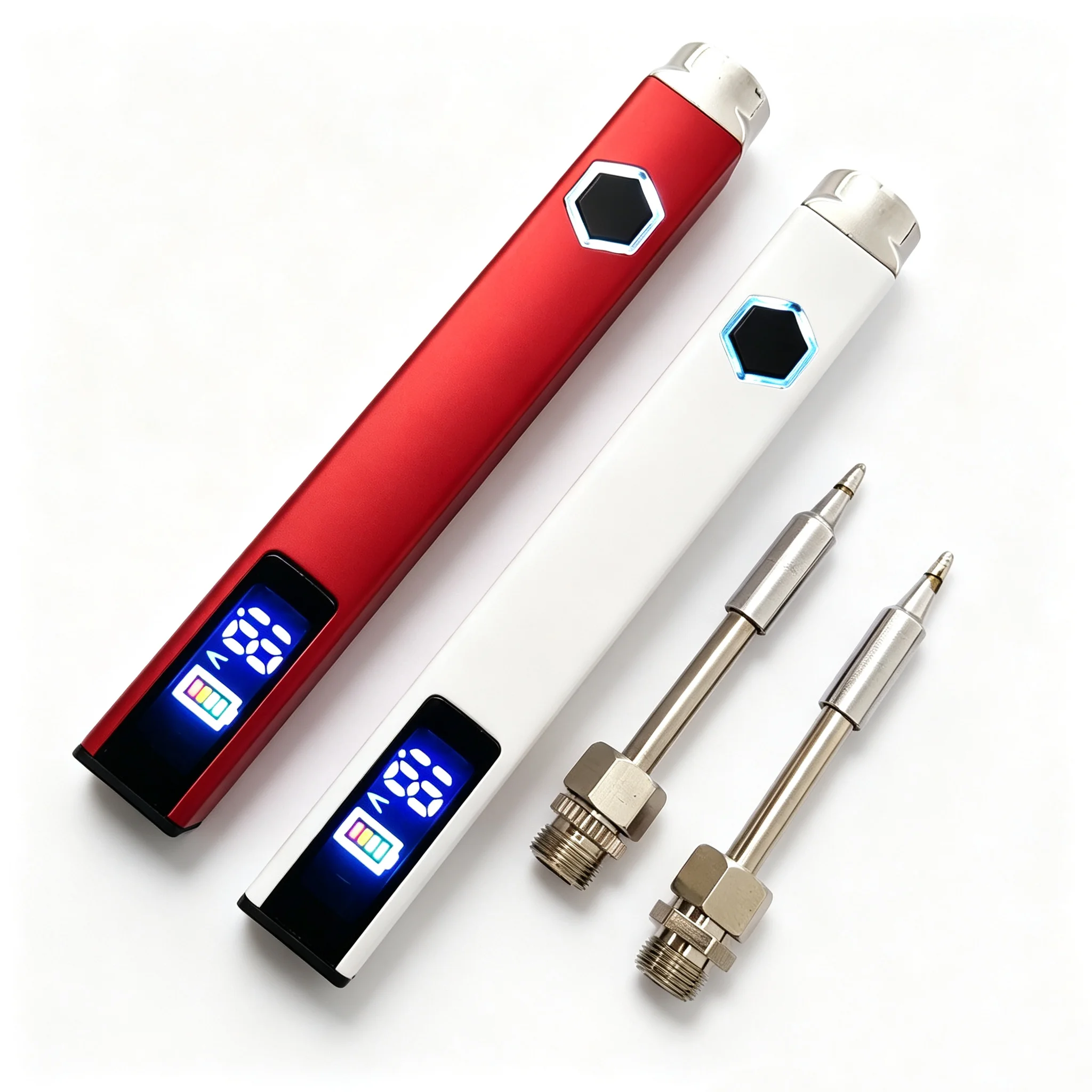 10PCS, DIY Soldering Iron,1PCS,LED Digital Display, Square, 510 Thread Battery,  DIY Hot Knife，Cutting And Heating Tool