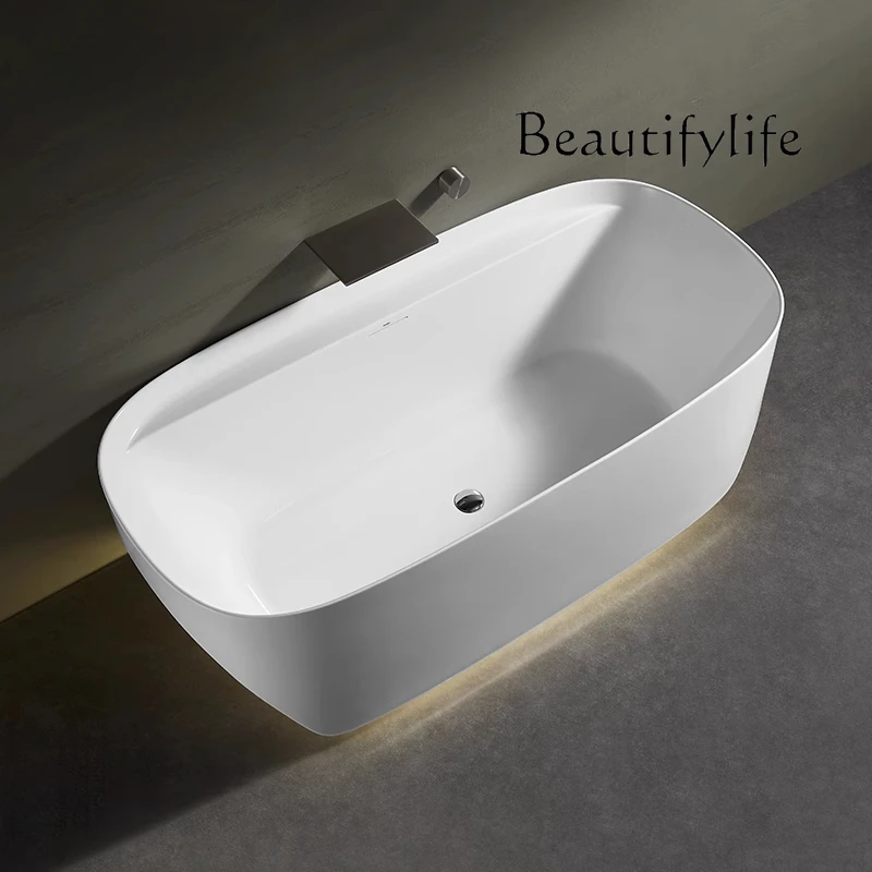 

Home Freestanding Acrylic Bathtub Hotel Homestay Bath Sitting Bath