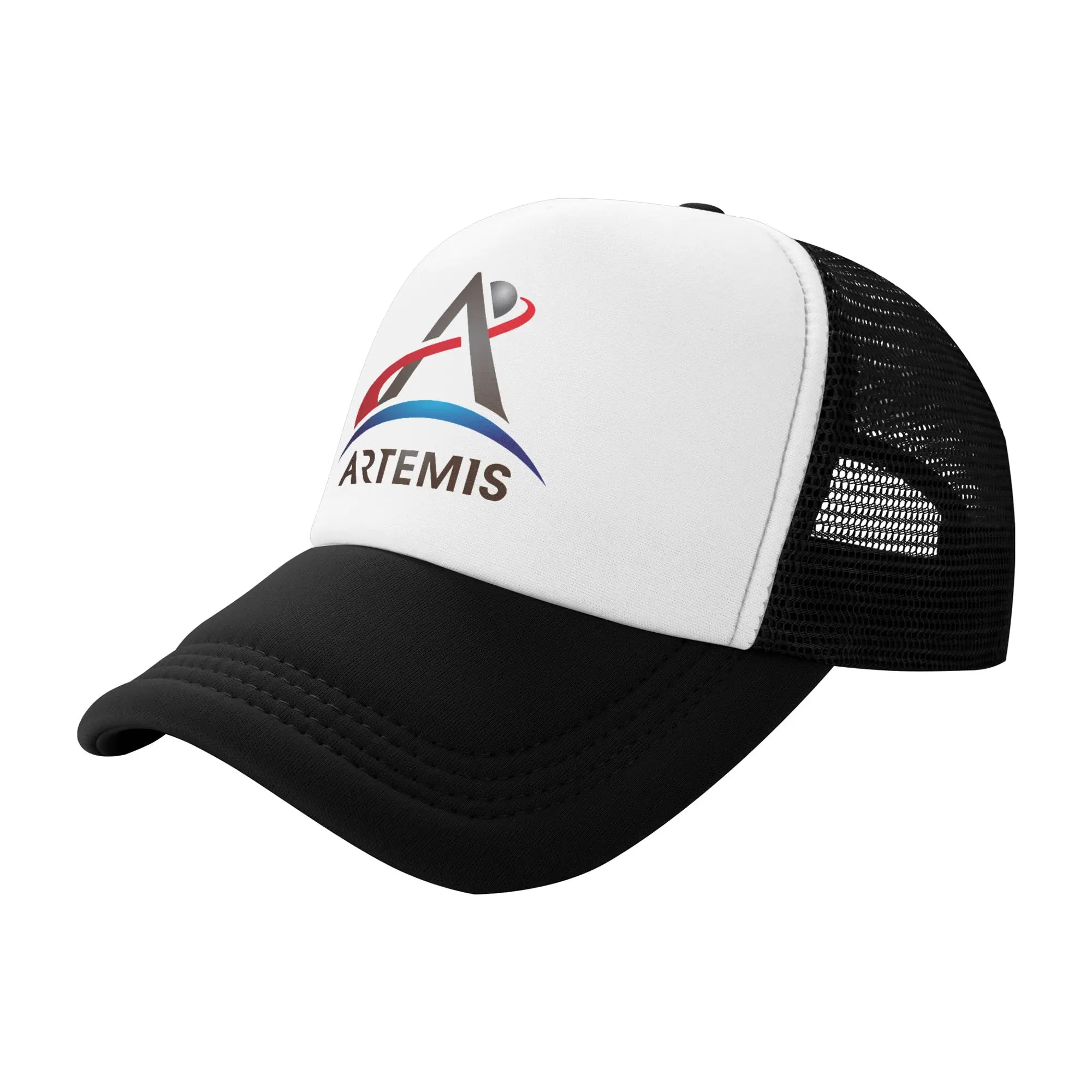 Artemis II Mission To The Moon 2026 Artemis 2  Merch Mesh Trucker Hat Summer Breathable  Mesh-back Sun Caps Fashion Adjustbale