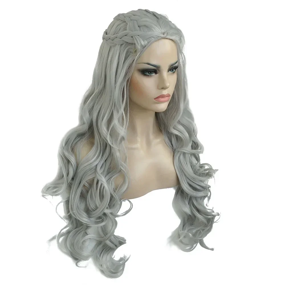 StrongBeauty Daenerys Targaryen Dragon Princess Cosplay Wig Halloween Costume Wigs Synthetic 32