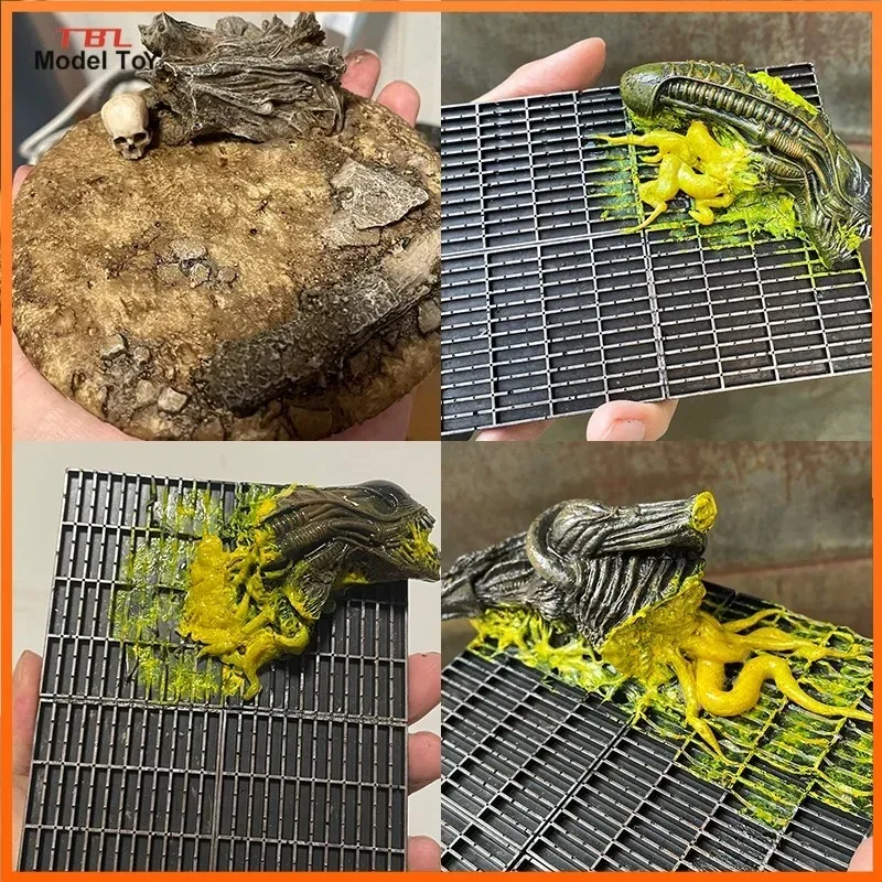 

1/12 Scale NECA Alien Predator Platform Showcase Model for 6in 7in Action Figures DIY Scene Accessory