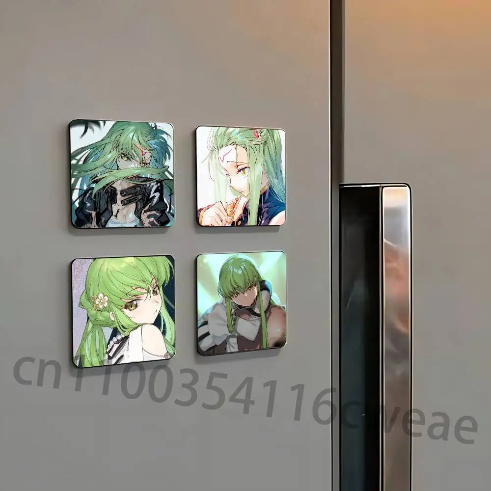 C-code geass C.C Magnet Refrigerator Fridge Sticker for Home Decor DIY Wall Decor